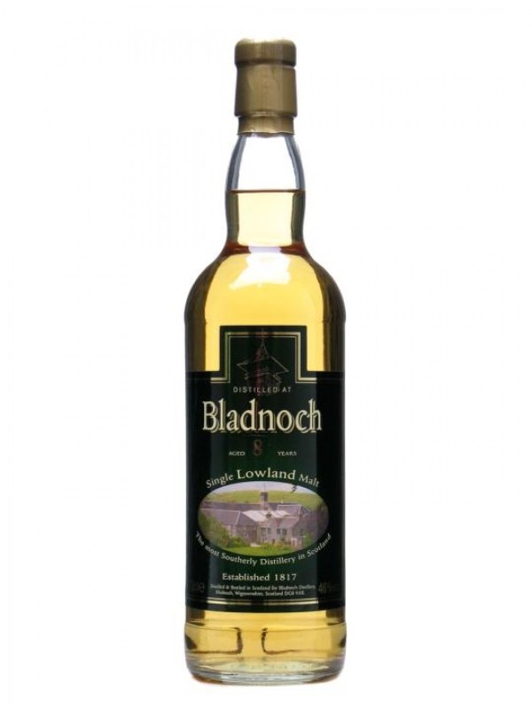 Bladnoch 8 Year Old Distillery Label