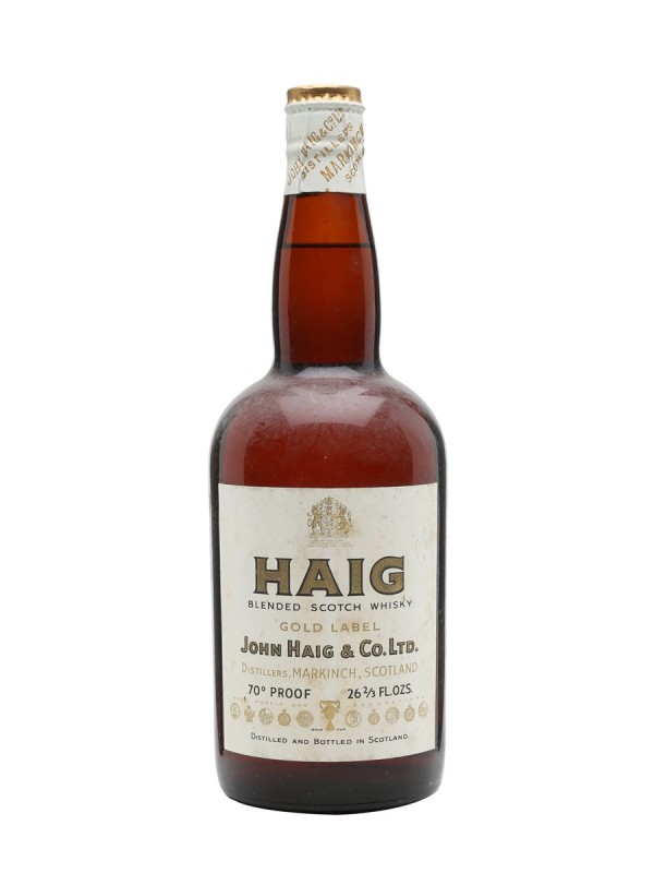 Haig Gold Label / Bottled 1960s / Spring Cap