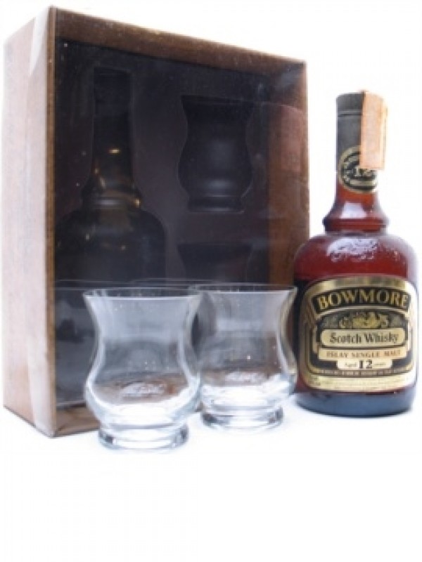Bowmore 12 Year Old Gift Pack with 2 Glasses