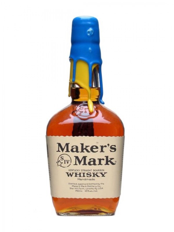 Maker's Mark Blue Yellow Wax