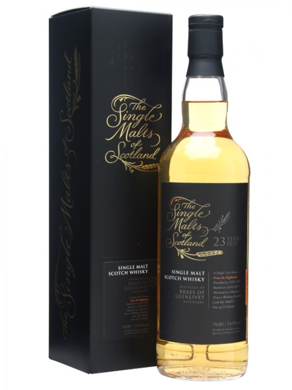Braes of Glenlivet 1989 23 Year Old Single Malts of Scotland