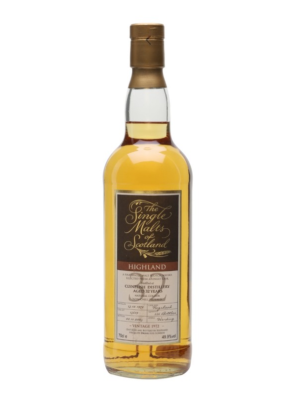 Clynelish 1972 32 Year Old Speciality Drinks  Single Malts of Scotland