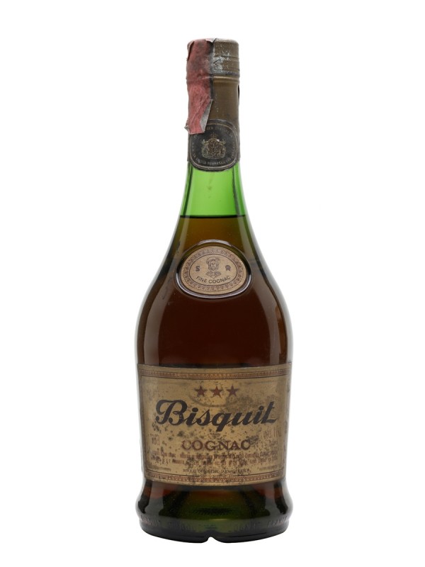 Bisquit 3 Star Cognac Bottled 1970s