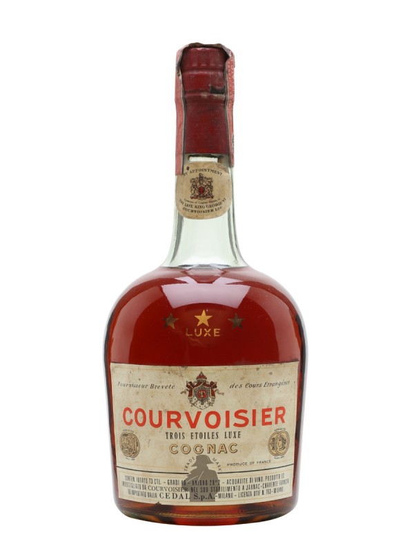 Courvoisier 3 Star Cognac Bottled 1960s