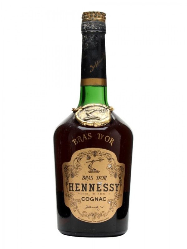 Hennessy Bras D'or Cognac Bottled 1970s