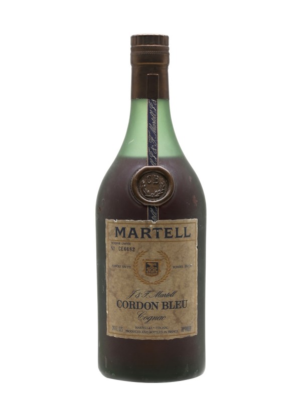 Martell Cordon Bleu Cognac / Bottled 1970s