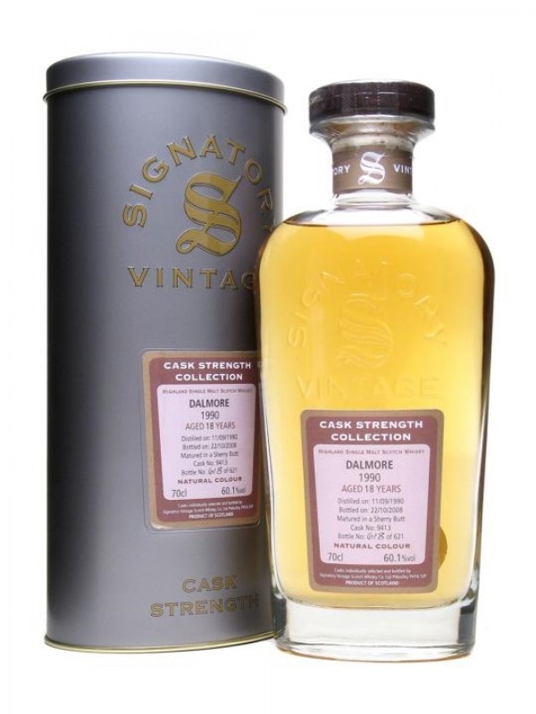 Dalmore 1990 18 Year Old Signatory Cask Strength Collection