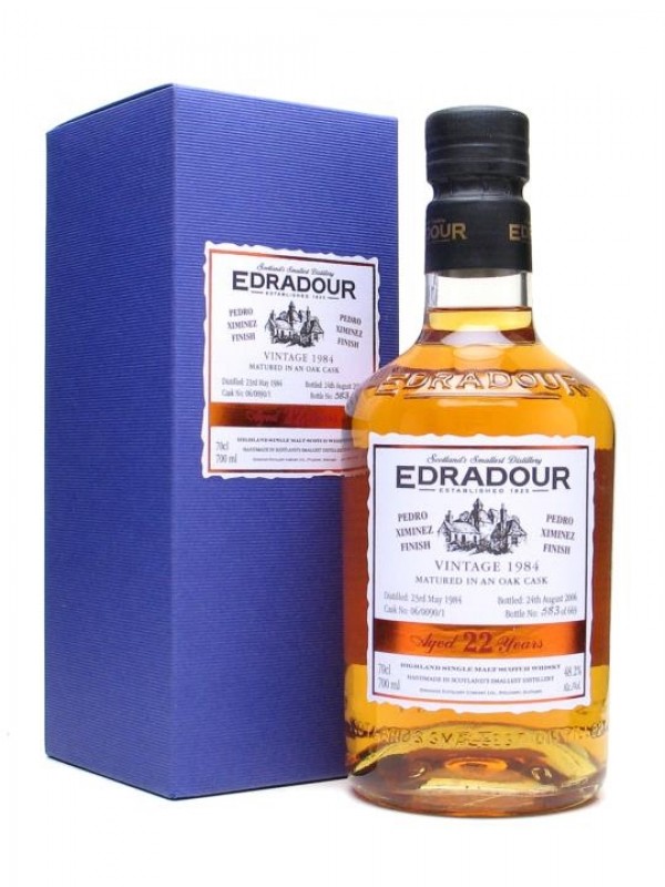 Edradour 1984 22 Year Old Pedro Ximinez Finish