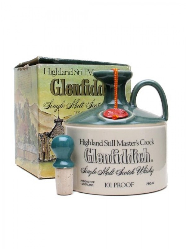 Glenfiddich 2 Tone Ceramic Bottled 1970's