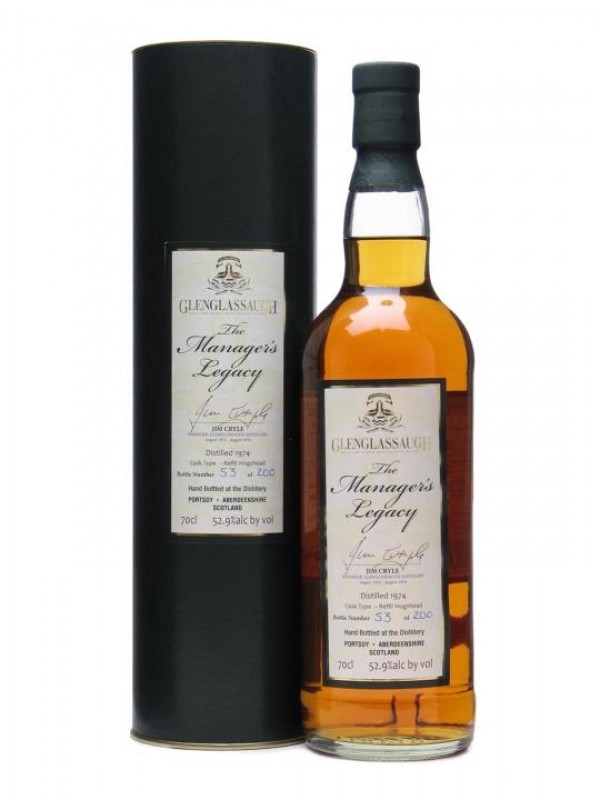 Glenglassaugh 1974 Manager's Legacy Jim Cryle