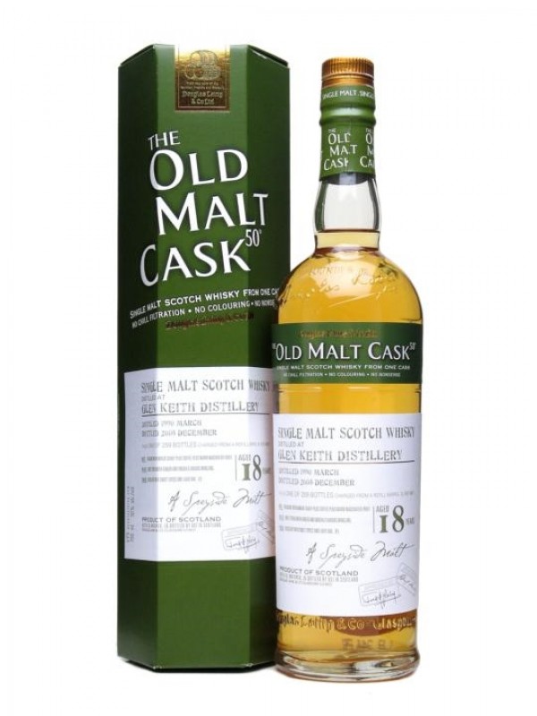 Glen Keith 1990 18 Year Old Dec 2008 Douglas Laing Old Malt Cask