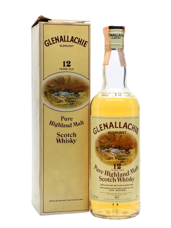 Glenallachie 1969 12 Year Old Bottled 1980s