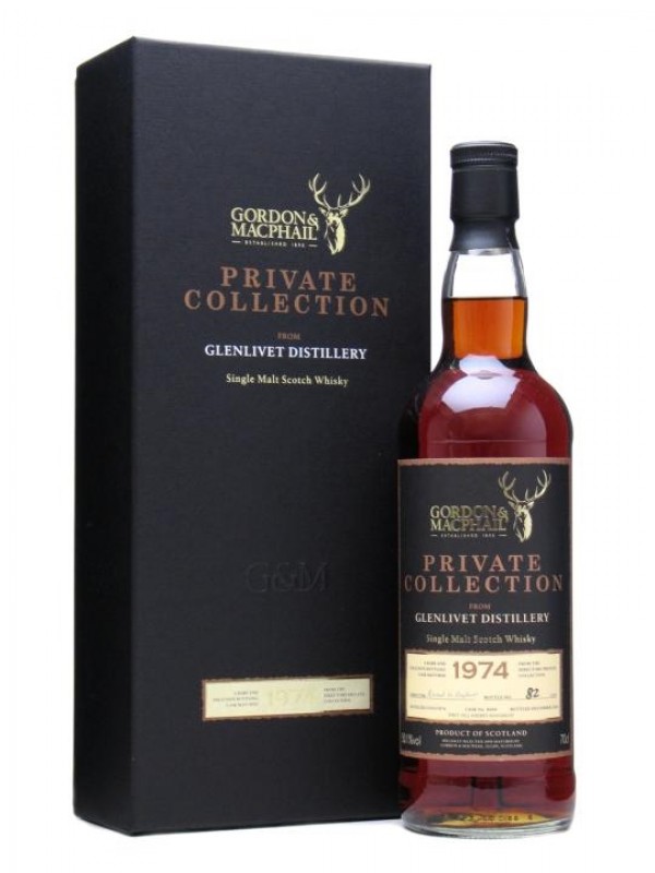Glenlivet 1974 Private Collection Sherry Hogshead G M Gordon & Macphail