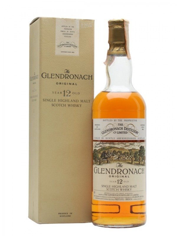 Glendronach 12 Year Old / Original / Previ Import / Bottled 1980s