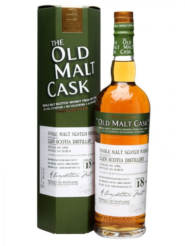 Glen Scotia 1992 18 Year Old Sherry Cask #7017 Douglas Laing Old Malt Cask