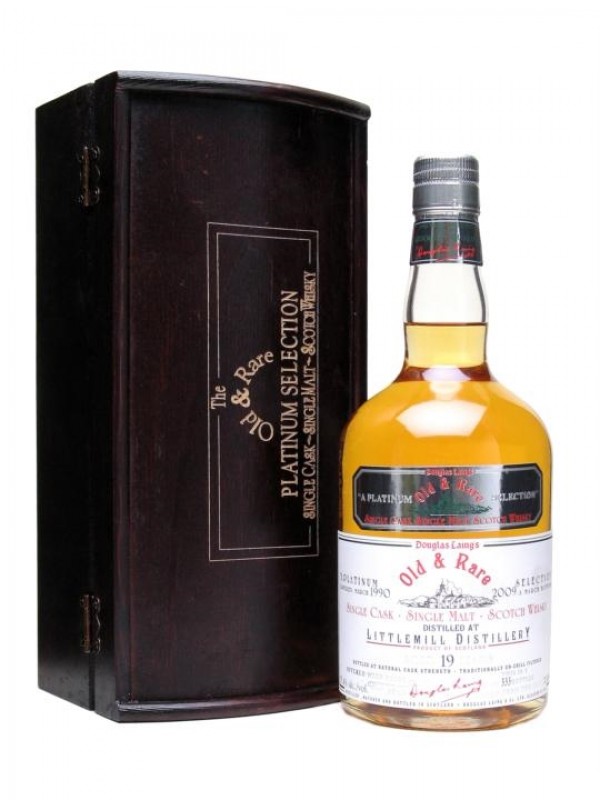 Littlemill 1990 19 Year Old Douglas Laing Platinum Selection
