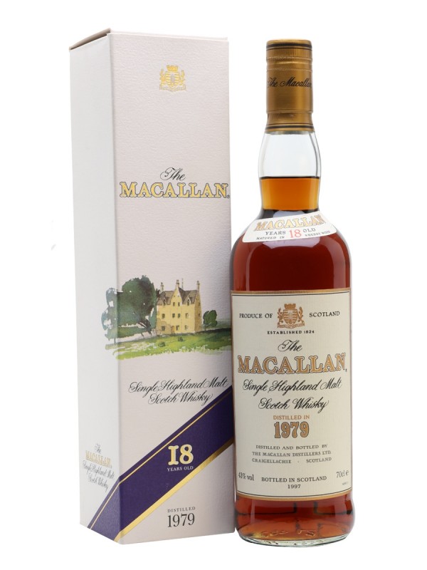 Macallan 1979 18 Year Old Vintage Label