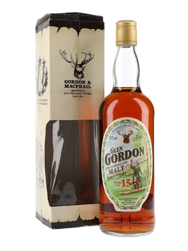 Glen Gordon 15 Year Old Bottled 1980s Gordon & Macphail