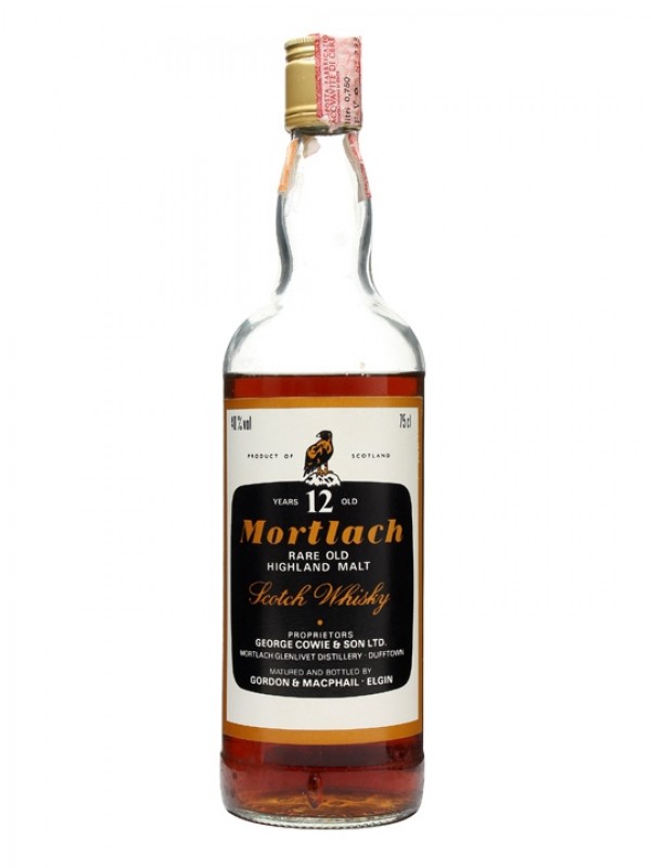 Mortlach 12 Year Old Sherry Cask Bottled 1980s Gordon & Macphail