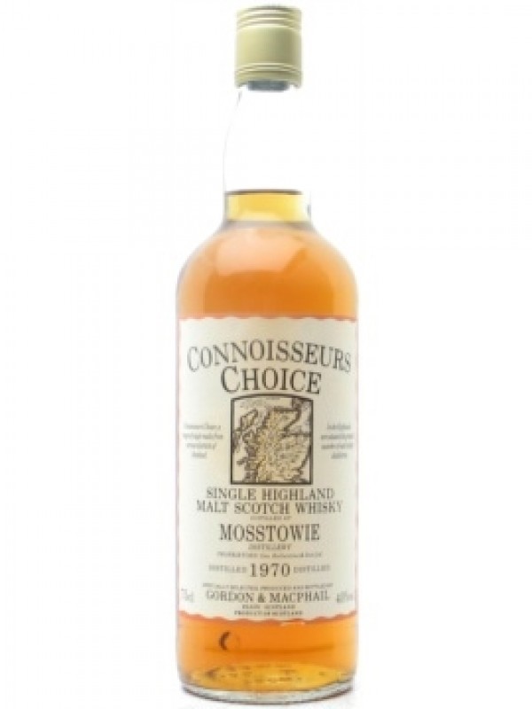 Mosstowie 1970 Map Label Connoisseurs Choice Gordon & Macphail