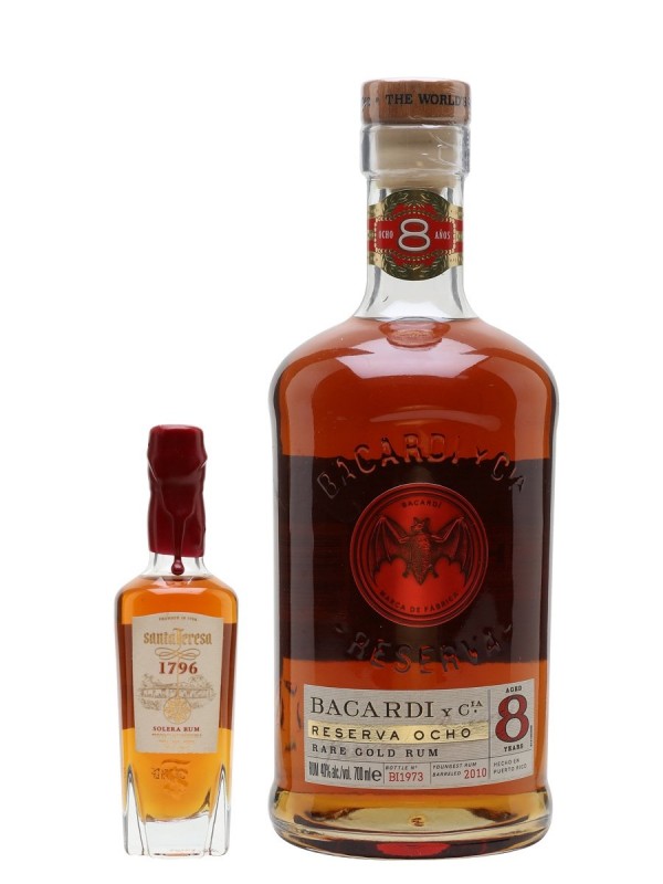 Bacardi 8 Year Old Reserva Ocho Rum Single Modernist Rum