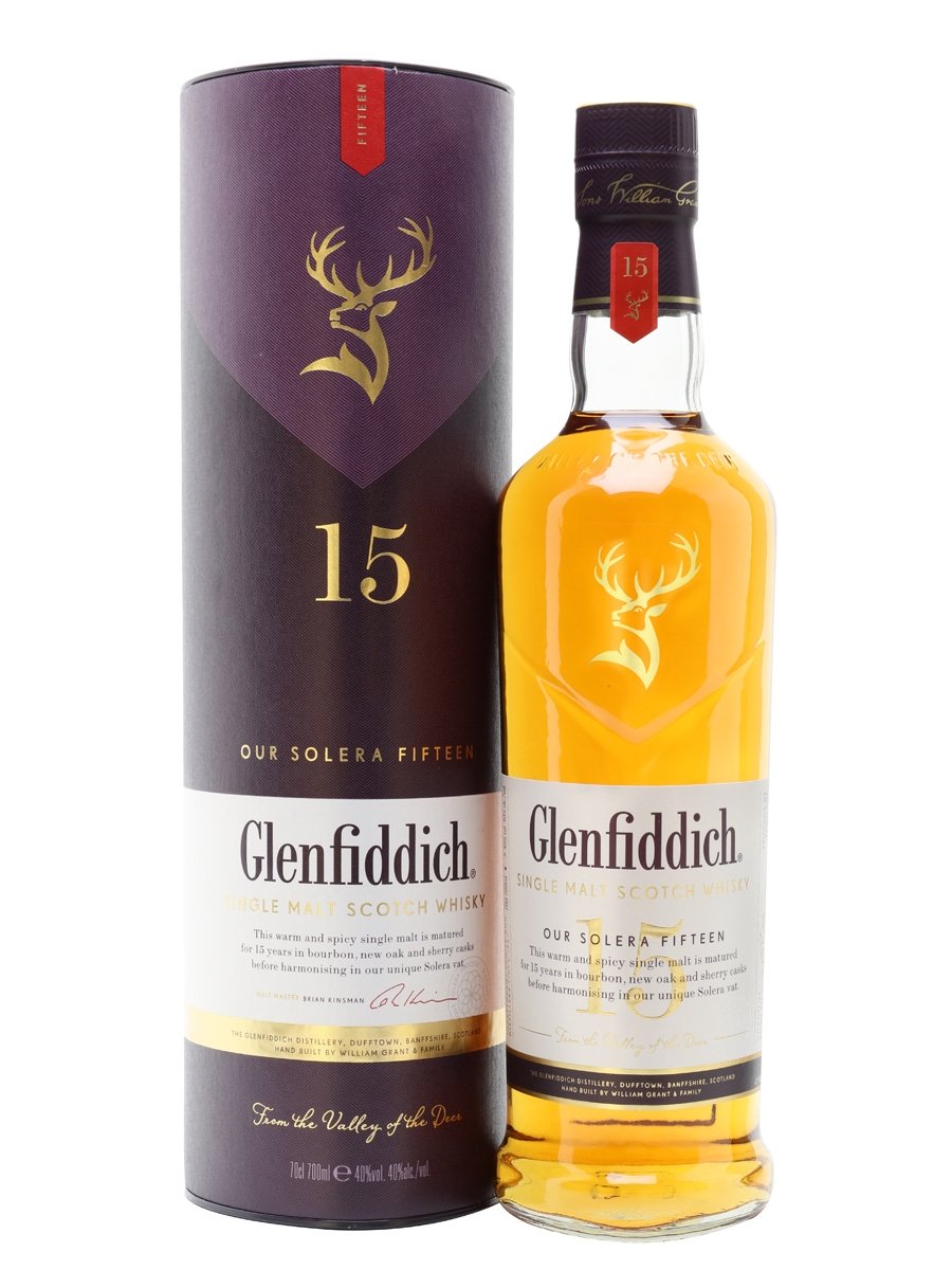 Glenfiddich 15 Year Old | Single Malt Scotch Whisky | Whisky