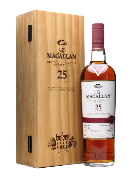 Macallan 25 Year Old Sherry Oak | Single Malt Scotch Whisky